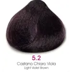 TMT Milano Art Collection Crema Colorante Luminacolor 5.2 Castaño Claro Violeta 100ml - 1